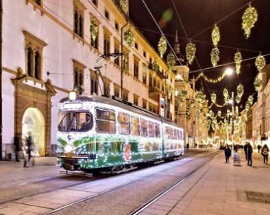 Advent v Grazu - adventn tramway