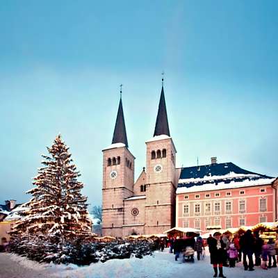Schlossplatz in Berchtesgaden